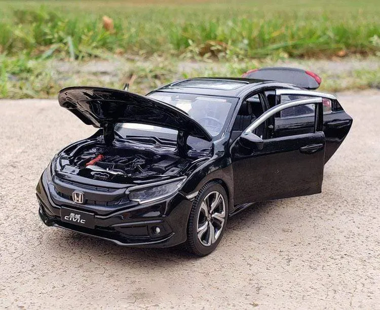 Nicce 1:32 HONDA CIVIC Diecasts Spielzeugfahrzeuge Metallautomodell Sound Light Collection Autospielzeug für Kinder Weihnachtsgeschenk