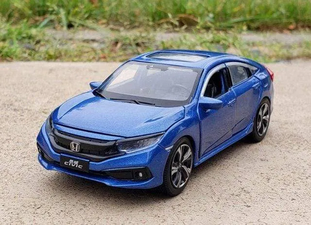 Nicce 1:32 HONDA CIVIC Diecasts Spielzeugfahrzeuge Metallautomodell Sound Light Collection Autospielzeug für Kinder Weihnachtsgeschenk