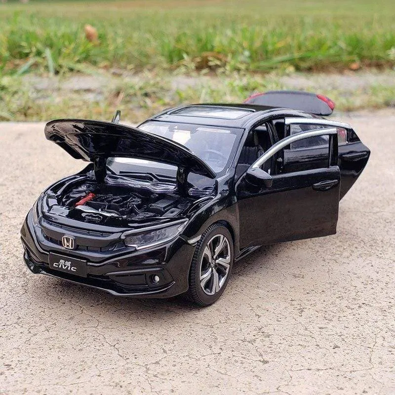 Nicce 1:32 HONDA CIVIC Diecasts Spielzeugfahrzeuge Metallautomodell Sound Light Collection Autospielzeug für Kinder Weihnachtsgeschenk