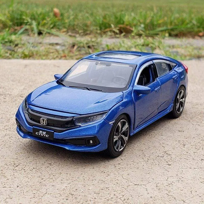 Nicce 1:32 HONDA CIVIC Diecasts Spielzeugfahrzeuge Metallautomodell Sound Light Collection Autospielzeug für Kinder Weihnachtsgeschenk