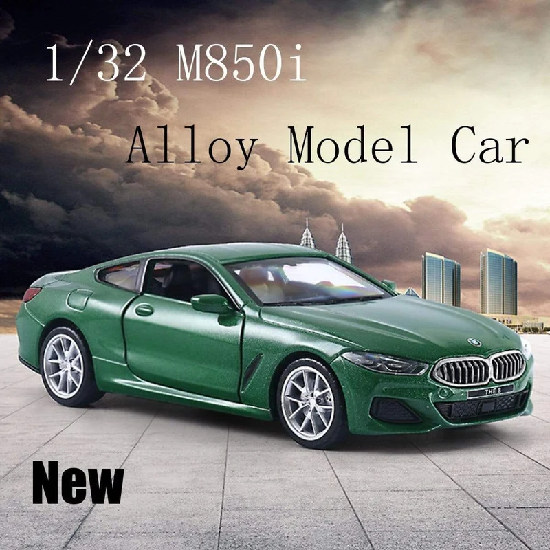Hohe Simulation 1:32 M850i ​​Legierung Auto Modell Diecast Fahrzeuge Metall Spielzeug Auto Sound licht Ziehen Auto Für Kinder Geschenk sammlung