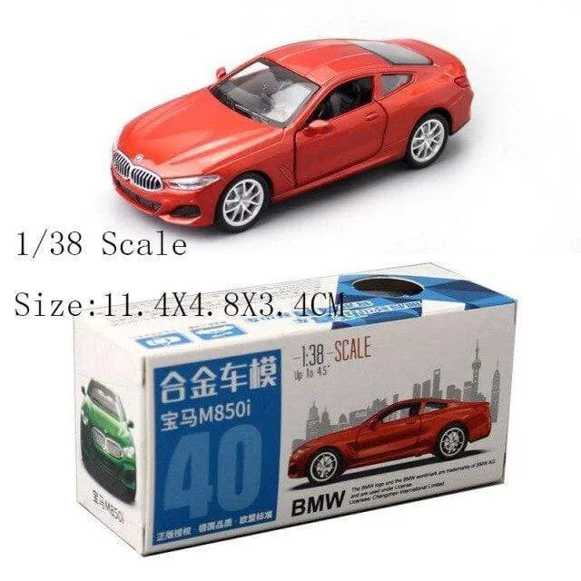 Hohe Simulation 1:32 M850i ​​Legierung Auto Modell Diecast Fahrzeuge Metall Spielzeug Auto Sound licht Ziehen Auto Für Kinder Geschenk sammlung