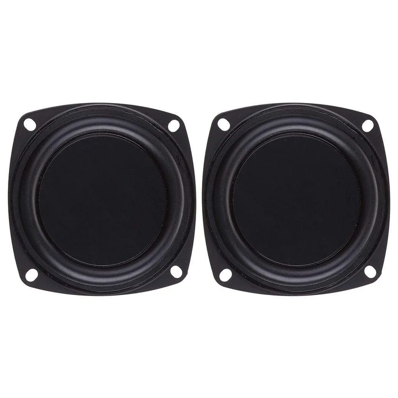 2 STÜCKE Woofer Kühler Bass Passive Lautsprecher 3 "Niederfrequenz Lautsprecher Membran Vibration Platte DIY