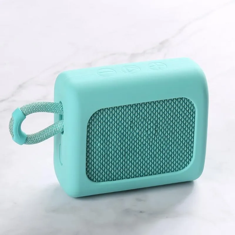 Staubdichte Silikonhülle Schutzhülle Schale Anti-Fall-Lautsprecherhülle für JBL GO 3 GO3 Bluetooth-Lautsprecher Zubehör