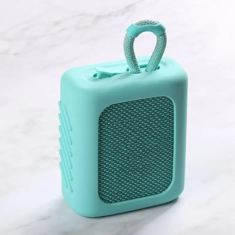Staubdichte Silikonhülle Schutzhülle Schale Anti-Fall-Lautsprecherhülle für JBL GO 3 GO3 Bluetooth-Lautsprecher Zubehör