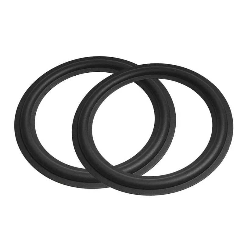 2PCS Lautsprecher Gummi Reparatur Falten Rand Ring Subwoofer Lautsprecher Reparatur Zubehör DIY 3/4/5/6/8/10 ZOLL