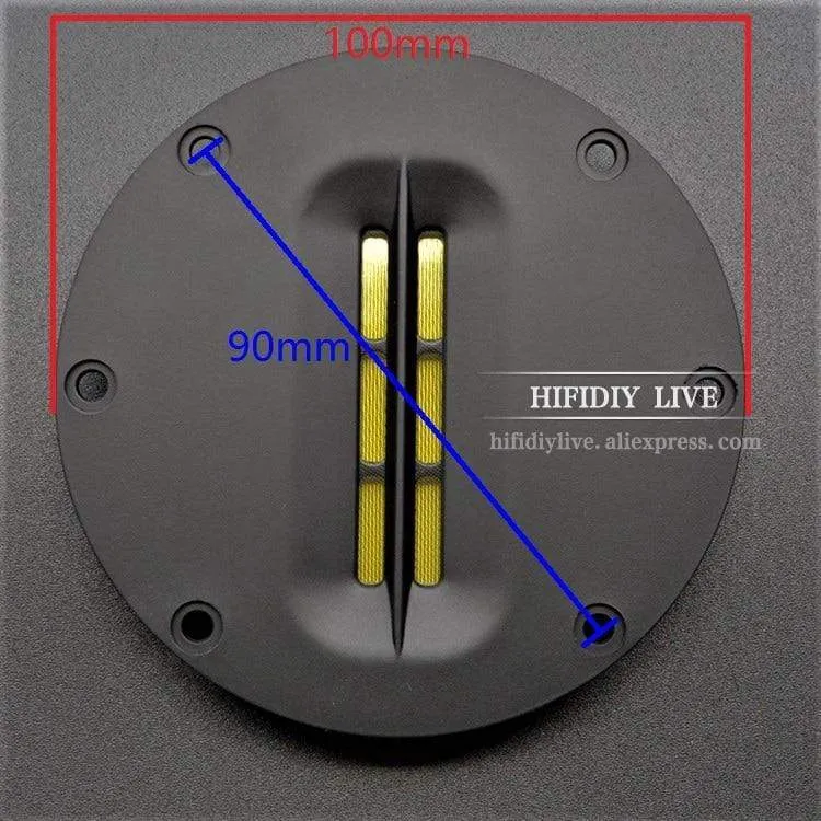 HIFIDIY LIVE Hifi 4-Zoll-Hochtöner-Lautsprechereinheit 8 OHM 30 W Höhenlautsprecher AL-100 Super-Riemen-Hochtöner