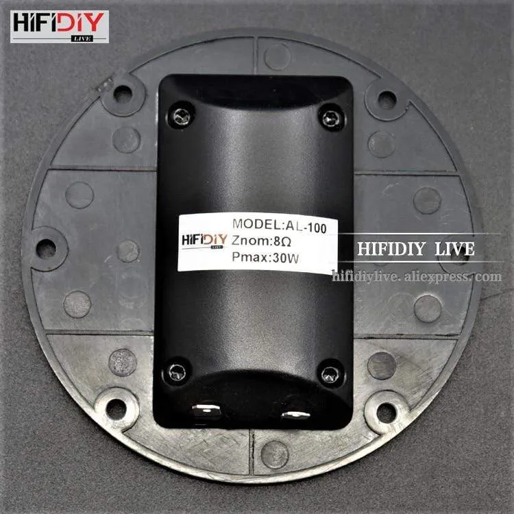 HIFIDIY LIVE Hifi 4-Zoll-Hochtöner-Lautsprechereinheit 8 OHM 30 W Höhenlautsprecher AL-100 Super-Riemen-Hochtöner
