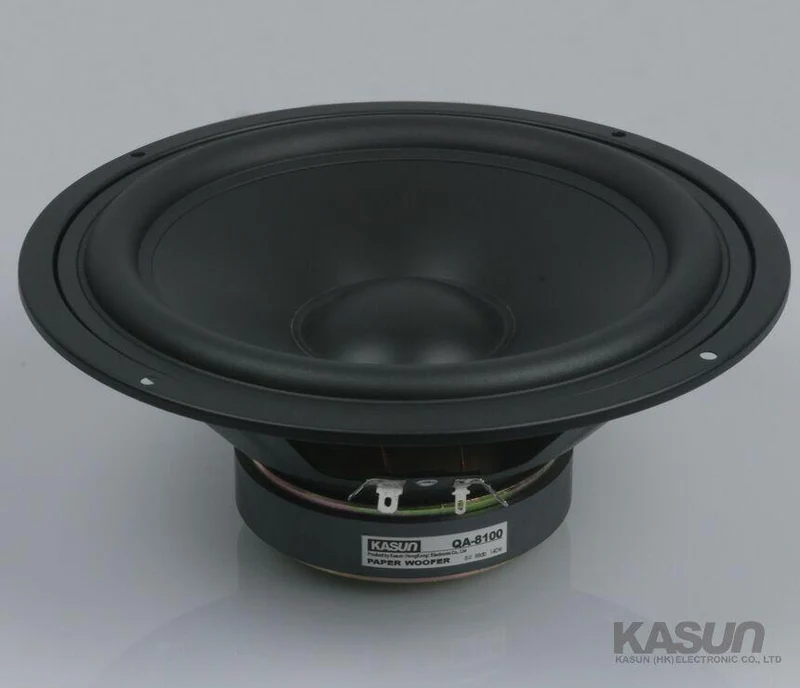1 Stück Original KASUN QA-8100/QS-8210 8'' Home Audio DIY HiFi Woofer Lautsprecher Treibereinheit Schwarz PP Konus 8ohm/140W D210-218mm