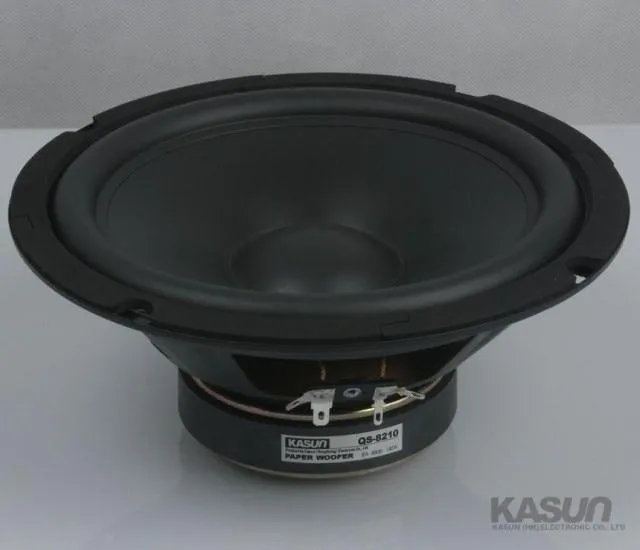 1 Stück Original KASUN QA-8100/QS-8210 8'' Home Audio DIY HiFi Woofer Lautsprecher Treibereinheit Schwarz PP Konus 8ohm/140W D210-218mm