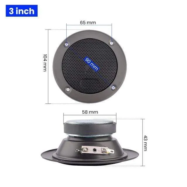 AIYIMA 2Pcs 3 4 5 Zoll Midrange Bass Lautsprecher Treiber High Power Hochtöner Lautsprecher DIY Heimkino HiFi Musik Woofer Lautsprecher