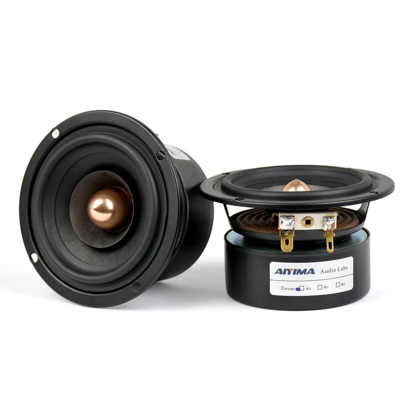 AIYIMA 2Pcs 3 Zoll Audio Lautsprecher 4Ohm 8Ohm 15W Breitbandlautsprecher Treiber HIFI Höhen Mediant Bass Lautsprecher DIY
