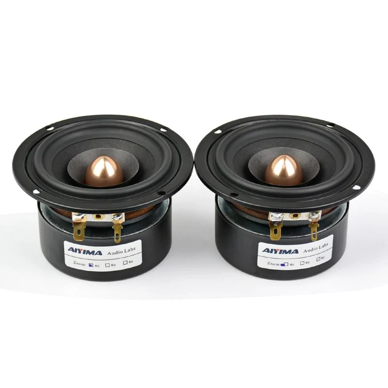 AIYIMA 2Pcs 3 Zoll Audio Lautsprecher 4Ohm 8Ohm 15W Breitbandlautsprecher Treiber HIFI Höhen Mediant Bass Lautsprecher DIY