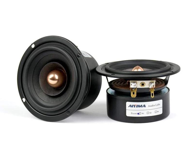 AIYIMA 2Pcs 3 Zoll Audio Lautsprecher 4Ohm 8Ohm 15W Breitbandlautsprecher Treiber HIFI Höhen Mediant Bass Lautsprecher DIY