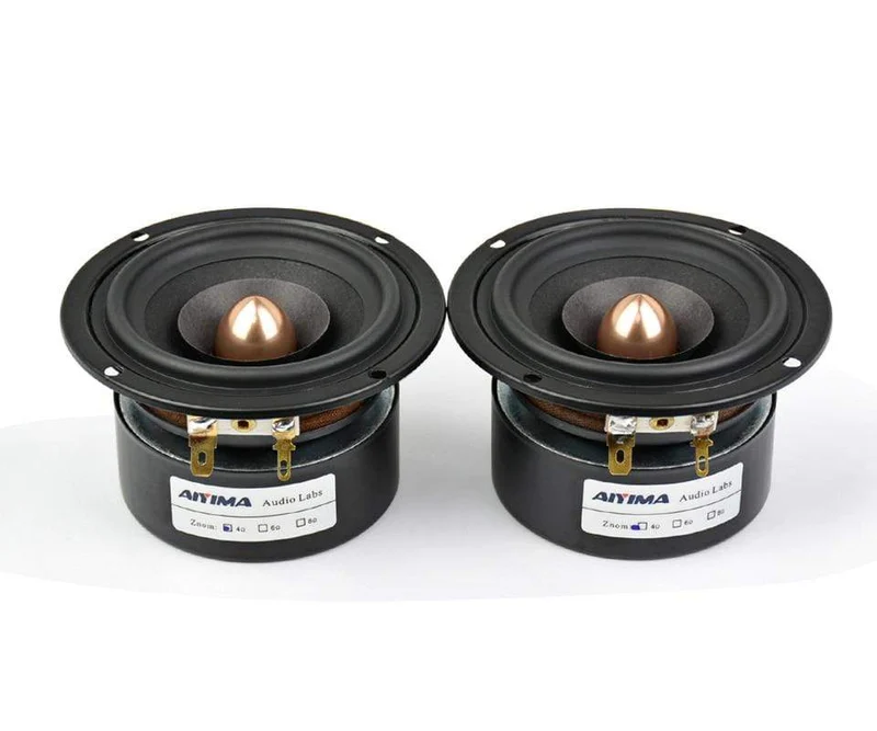 AIYIMA 2Pcs 3 Zoll Audio Lautsprecher 4Ohm 8Ohm 15W Breitbandlautsprecher Treiber HIFI Höhen Mediant Bass Lautsprecher DIY