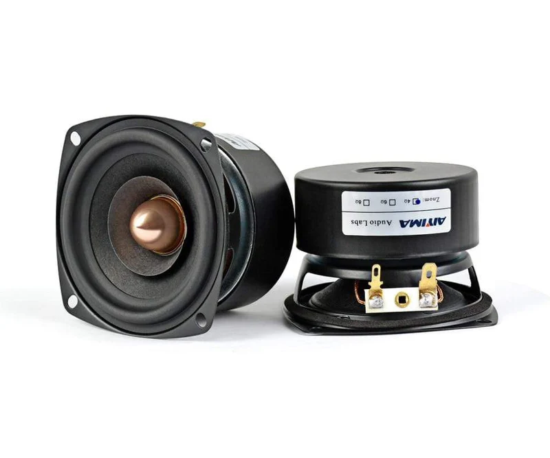 AIYIMA 2Pcs 3 Zoll Audio Lautsprecher 4Ohm 8Ohm 15W Breitbandlautsprecher Treiber HIFI Höhen Mediant Bass Lautsprecher DIY