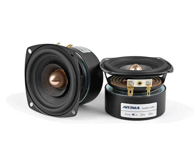 AIYIMA 2Pcs 3 Zoll Audio Lautsprecher 4Ohm 8Ohm 15W Breitbandlautsprecher Treiber HIFI Höhen Mediant Bass Lautsprecher DIY