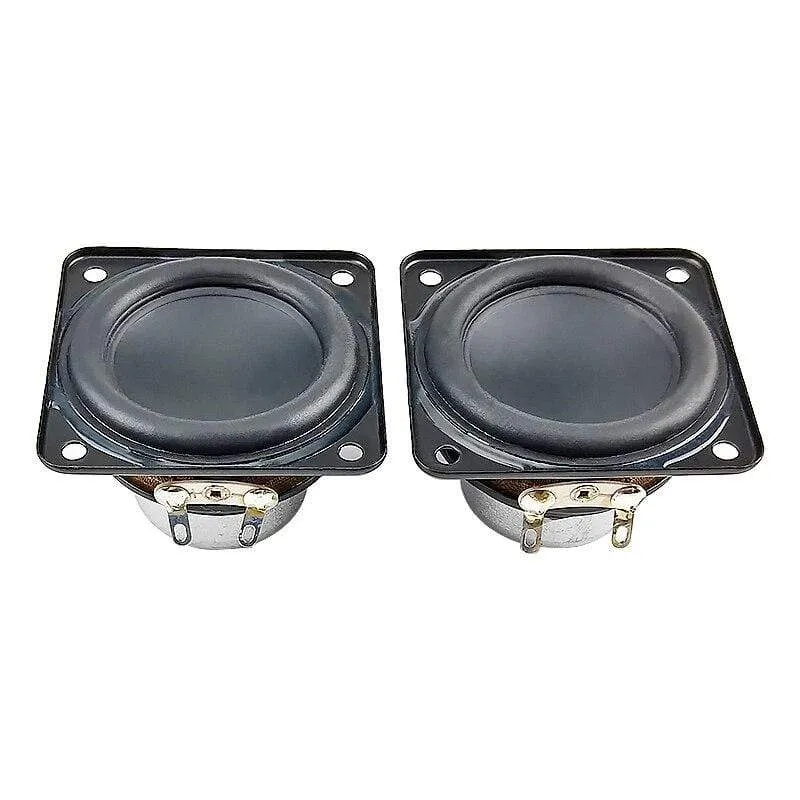 2 Zoll 48mm Vollfrequenz-Lautsprecher 4OHM 15W Neodym-Bass-Lautsprecher 20-Kern-Schwingspule Gummikante Reparatur Audiotreiber 2 Stück