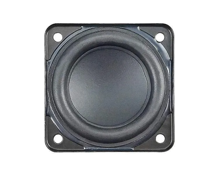 2 Zoll 48mm Vollfrequenz-Lautsprecher 4OHM 15W Neodym-Bass-Lautsprecher 20-Kern-Schwingspule Gummikante Reparatur Audiotreiber 2 Stück