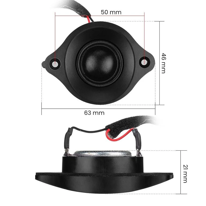 AIYIMA 2Pcs Hochtöner Audio Mini Lautsprecher Fahrer 8 Ohm 20W Heimkino Seide Film Höhen Lautsprecher Neodym magnet Lautsprecher Horn
