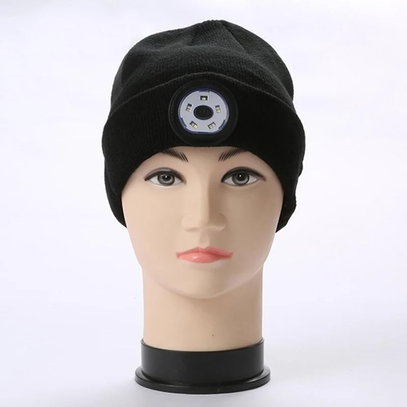 Warme Mütze, kabellose LED-Mütze, kabellose Smart-Cap, Headset, Kopfhörer, Lautsprecher, kabellose Kommunikation, Nacht-Außenbeleuchtung, Hut