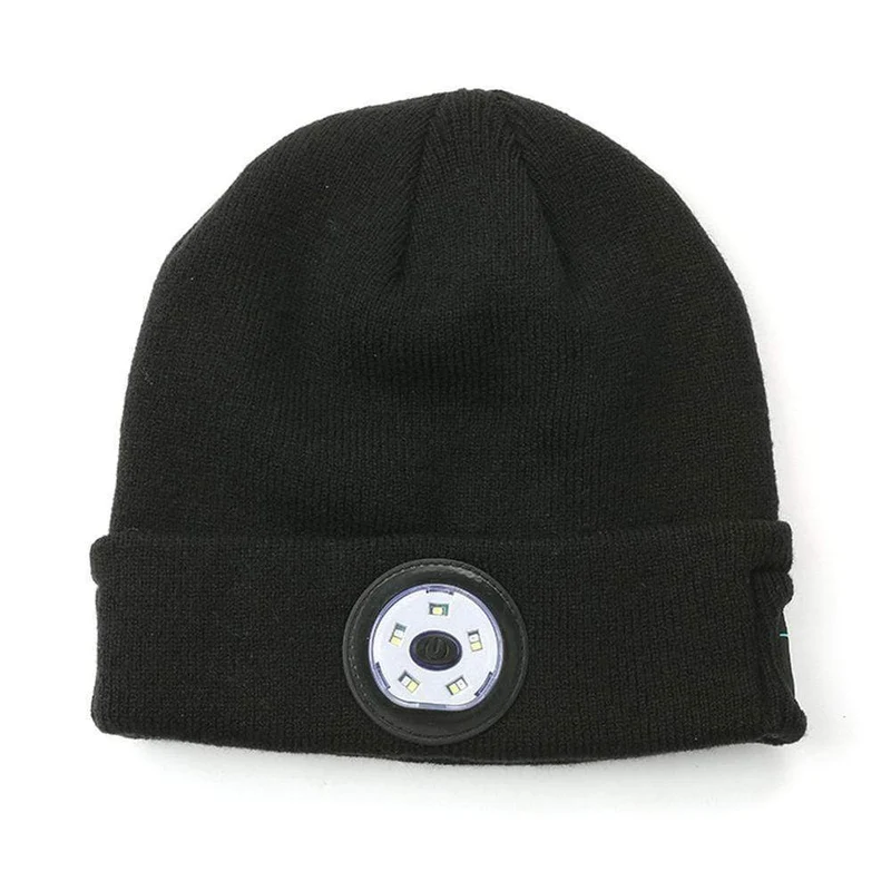 Warme Mütze, kabellose LED-Mütze, kabellose Smart-Cap, Headset, Kopfhörer, Lautsprecher, kabellose Kommunikation, Nacht-Außenbeleuchtung, Hut