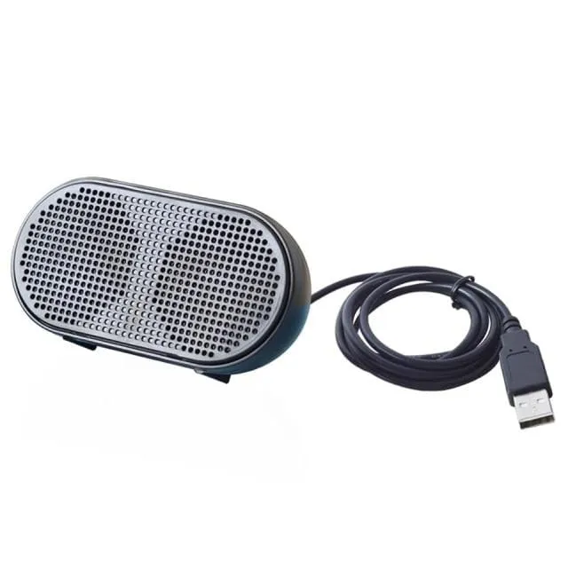 OUTMIX Tragbarer Soundbox-Mini-Lautsprecher, USB-betriebener Stereo-Computer-Lautsprecher, Lautsprecher, Subwoofer für PS4, Spiel, Notebook, Laptop, PC