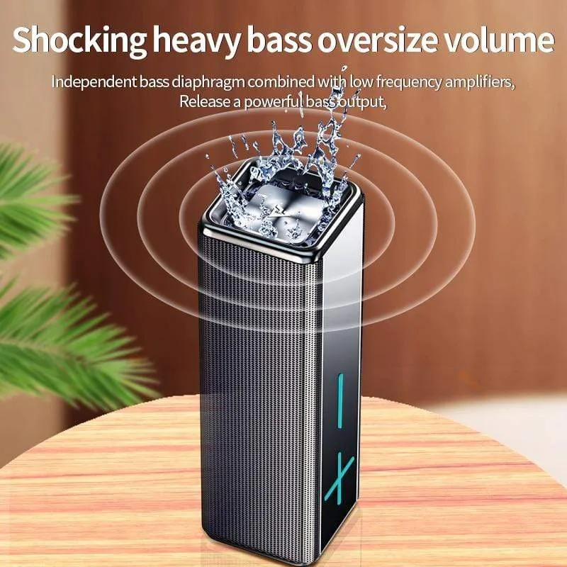 MC V13 Bluetooth-Lautsprecher Tragbarer drahtloser Lautsprecher TWS Subwoofer-Lautsprecher Musik-Player Heimkino