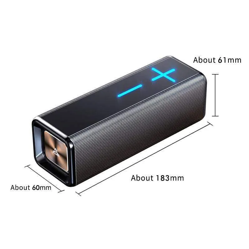 MC V13 Bluetooth-Lautsprecher Tragbarer drahtloser Lautsprecher TWS Subwoofer-Lautsprecher Musik-Player Heimkino