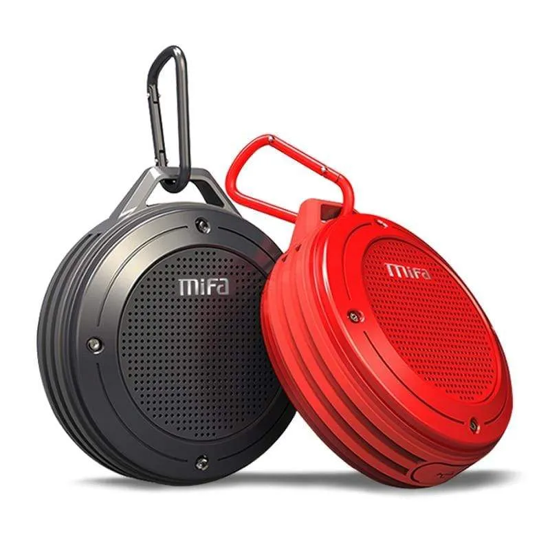 MIFA Bluetooth-Lautsprecher Tragbarer kabelloser Bluetooth-Stereolautsprecher mit Super-Bass-Treiber/eingebautem Mikrofon