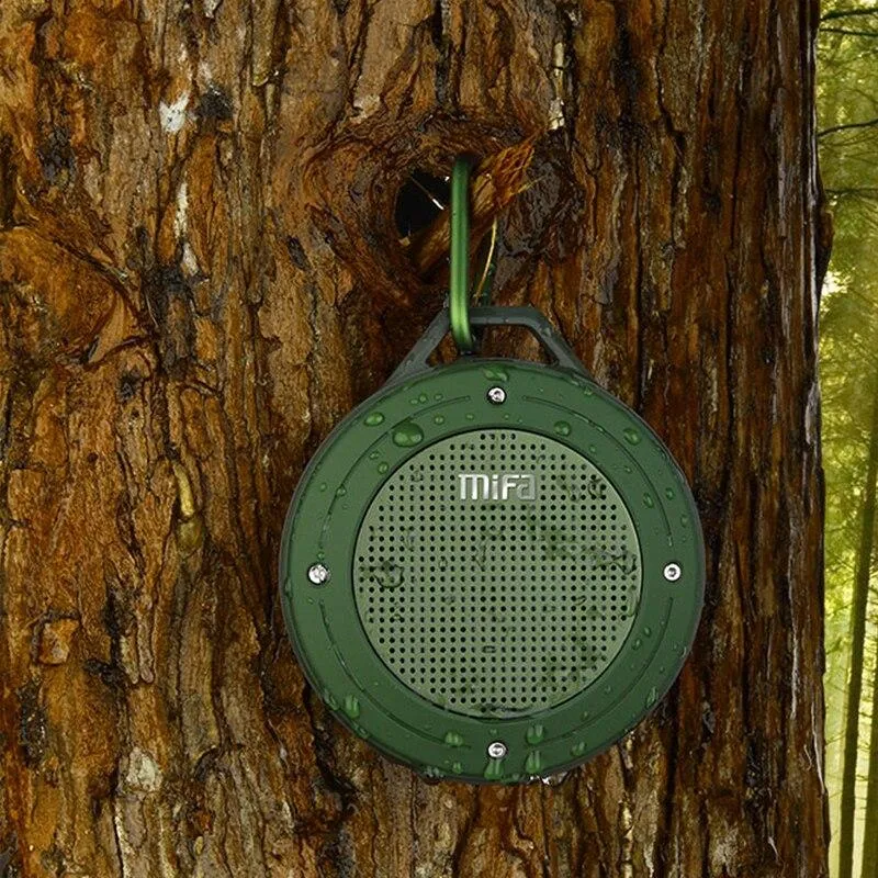 MIFA Bluetooth-Lautsprecher Tragbarer kabelloser Bluetooth-Stereolautsprecher mit Super-Bass-Treiber/eingebautem Mikrofon