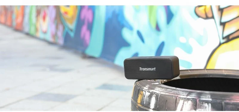 Tronsmart T2 Plus Bluetooth 5.0-Lautsprecher, 20 W, tragbarer Lautsprecher, 24-Stunden-Säule, IPX7-Soundbar mit NFC, Sprachassistent, Micro SD