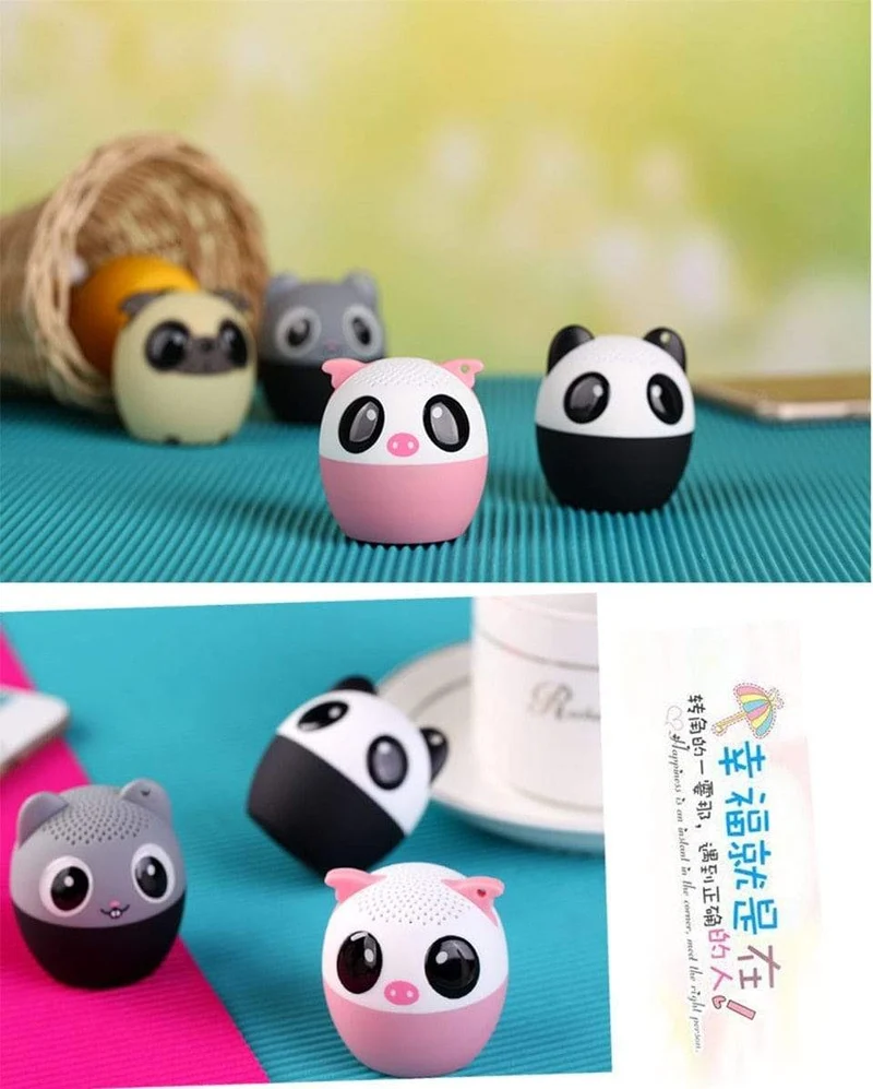 Drahtloser Bluetooth-Lautsprecher, Mini-Bluetooth-Lautsprecherbox, tragbarer Haustierlautsprecher Hifi-Musik, Bluetooth-Lautsprecher für Outdoor-Soundbox
