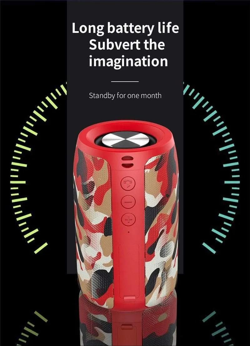 ZEALOT S32 Drahtloser Bluetooth-Lautsprecher, tragbarer Mini-HIFI-Subwoofer-Lautsprecher mit FM-Radiosäule, unterstützt TF, TWS, USB-Flash-Laufwerk