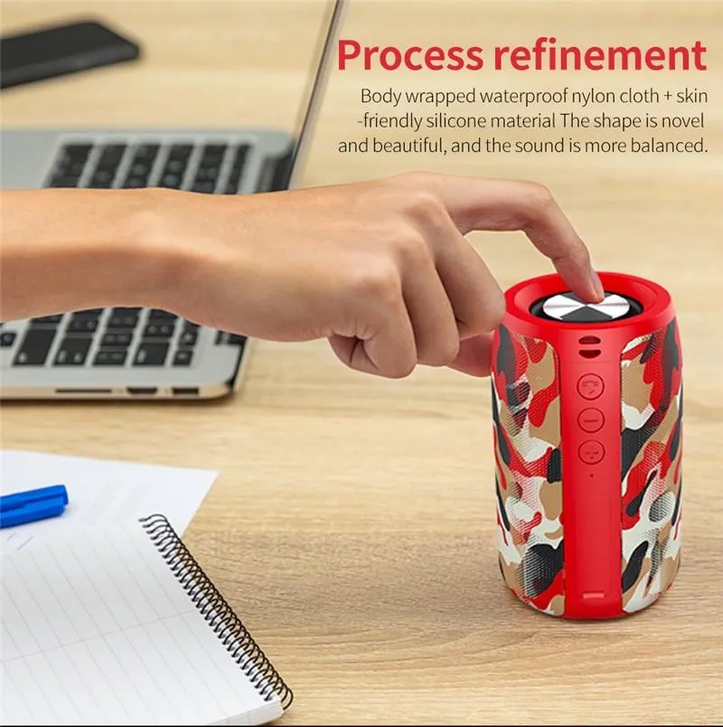 ZEALOT S32 Drahtloser Bluetooth-Lautsprecher, tragbarer Mini-HIFI-Subwoofer-Lautsprecher mit FM-Radiosäule, unterstützt TF, TWS, USB-Flash-Laufwerk