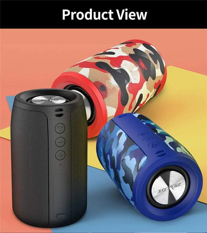 ZEALOT S32 Drahtloser Bluetooth-Lautsprecher, tragbarer Mini-HIFI-Subwoofer-Lautsprecher mit FM-Radiosäule, unterstützt TF, TWS, USB-Flash-Laufwerk