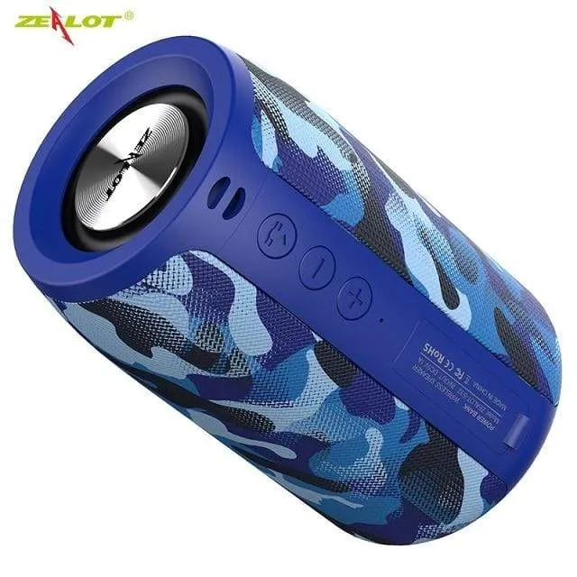 ZEALOT S32 Drahtloser Bluetooth-Lautsprecher, tragbarer Mini-HIFI-Subwoofer-Lautsprecher mit FM-Radiosäule, unterstützt TF, TWS, USB-Flash-Laufwerk