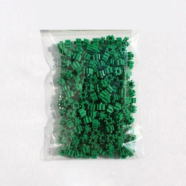 Mini Building Blocks DIY Brick 1x1Dots 200PCS 25Colors Lernspiele Spielzeug für Kinder Kompatibel mit Markenblöcken