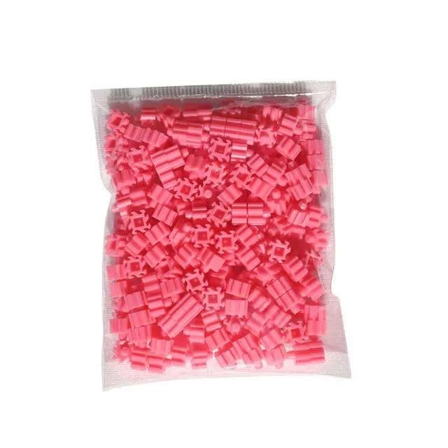 Mini Building Blocks DIY Brick 1x1Dots 200PCS 25Colors Lernspiele Spielzeug für Kinder Kompatibel mit Markenblöcken