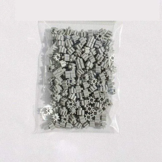 Mini Building Blocks DIY Brick 1x1Dots 200PCS 25Colors Lernspiele Spielzeug für Kinder Kompatibel mit Markenblöcken