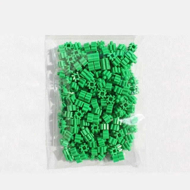 Mini Building Blocks DIY Brick 1x1Dots 200PCS 25Colors Lernspiele Spielzeug für Kinder Kompatibel mit Markenblöcken