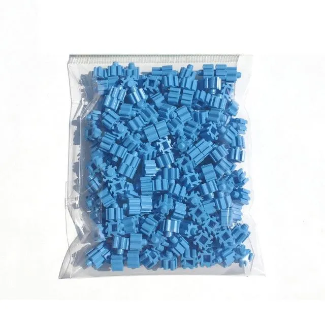 Mini Building Blocks DIY Brick 1x1Dots 200PCS 25Colors Lernspiele Spielzeug für Kinder Kompatibel mit Markenblöcken