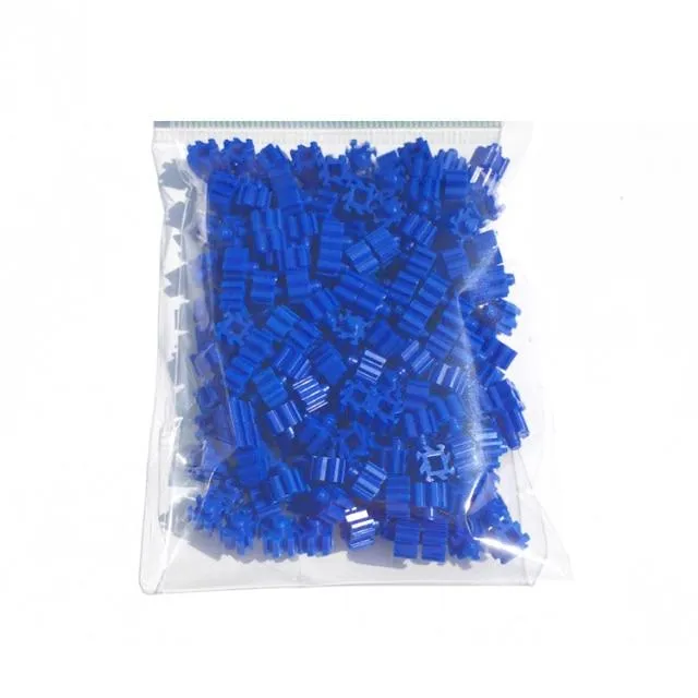 Mini Building Blocks DIY Brick 1x1Dots 200PCS 25Colors Lernspiele Spielzeug für Kinder Kompatibel mit Markenblöcken