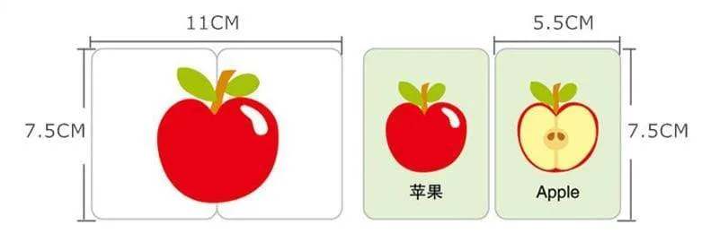 Obst Tier Erkenntnis Karte Puzzle Spiel Für Baby Kleinkind Montessori Matching Spiel 3D Jigsaw Kinder Früh Lernen Pädagogisches Geschenk