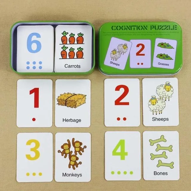 Obst Tier Erkenntnis Karte Puzzle Spiel Für Baby Kleinkind Montessori Matching Spiel 3D Jigsaw Kinder Früh Lernen Pädagogisches Geschenk