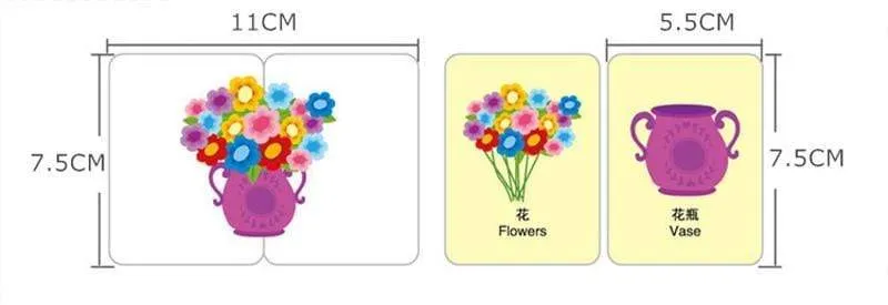 Obst Tier Erkenntnis Karte Puzzle Spiel Für Baby Kleinkind Montessori Matching Spiel 3D Jigsaw Kinder Früh Lernen Pädagogisches Geschenk