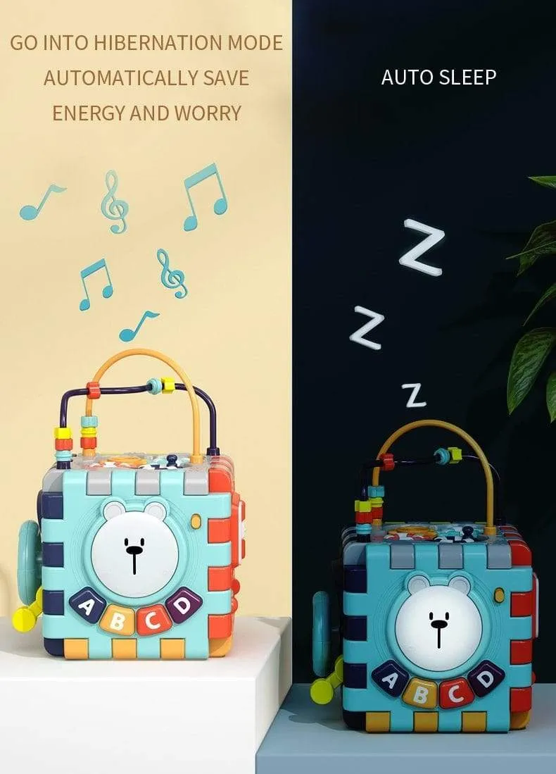 Baby Musik Block Spielzeug Box Neugeborenes Pädagogisches Newbron Interaktives Spiel 0 Monate Montessori Lernen Sensorische Rassel Kinderspielzeug