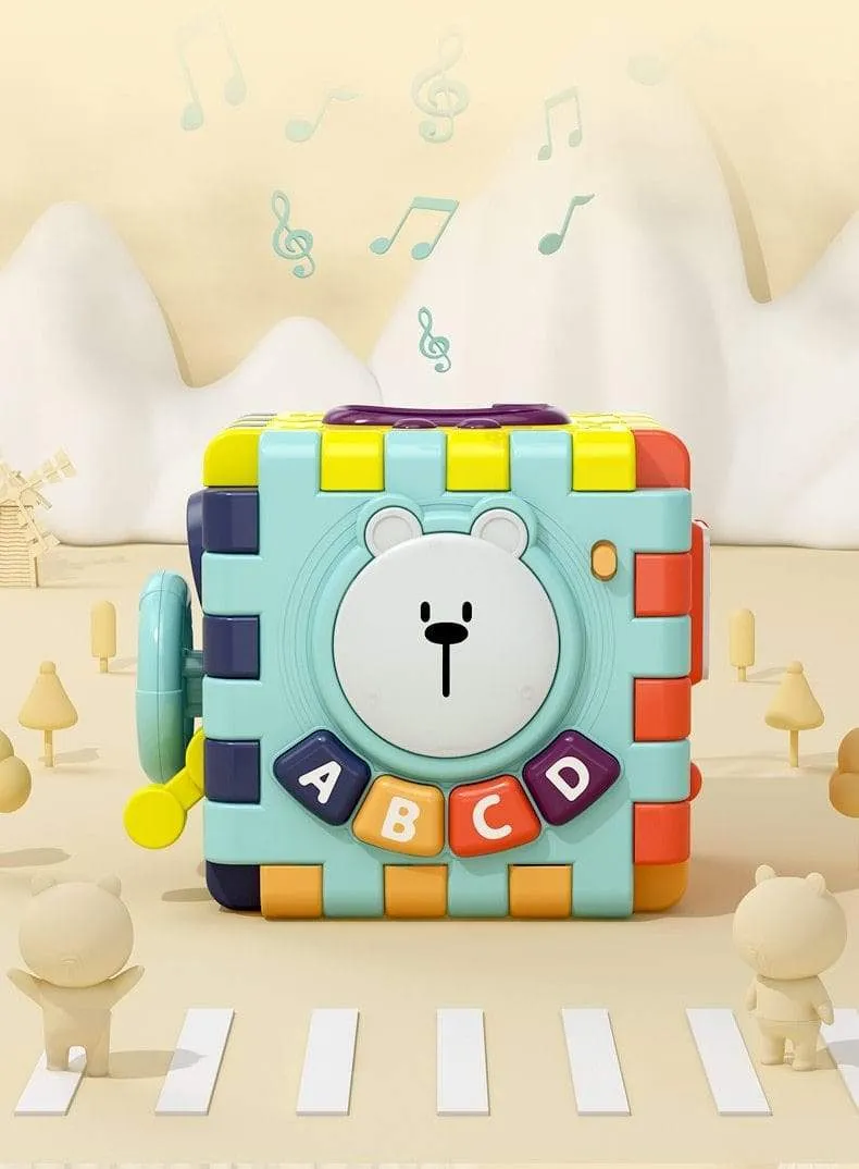 Baby Musik Block Spielzeug Box Neugeborenes Pädagogisches Newbron Interaktives Spiel 0 Monate Montessori Lernen Sensorische Rassel Kinderspielzeug