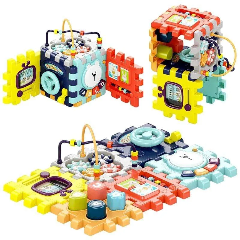 Baby Musik Block Spielzeug Box Neugeborenes Pädagogisches Newbron Interaktives Spiel 0 Monate Montessori Lernen Sensorische Rassel Kinderspielzeug