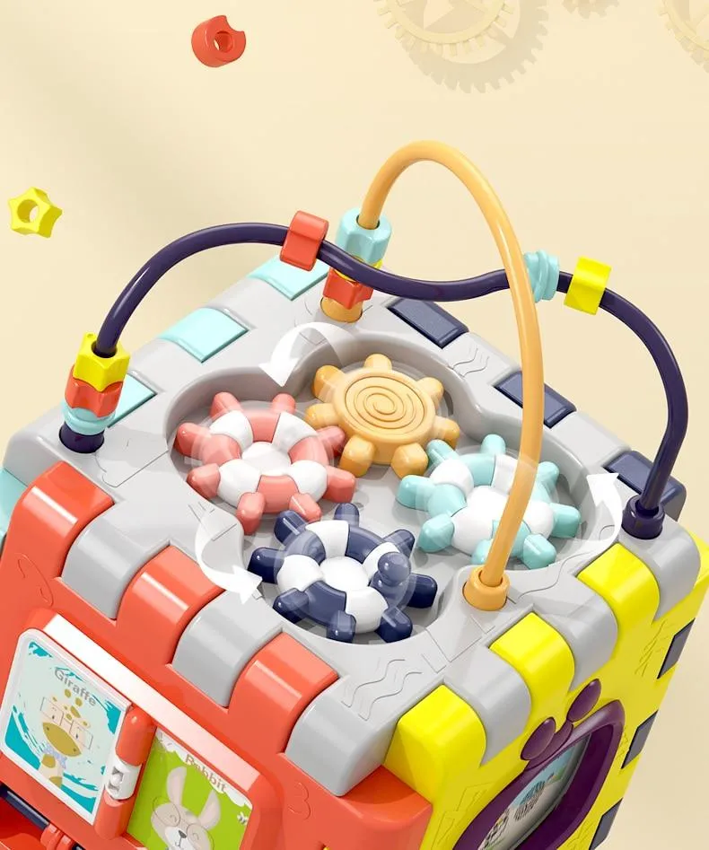 Baby Musik Block Spielzeug Box Neugeborenes Pädagogisches Newbron Interaktives Spiel 0 Monate Montessori Lernen Sensorische Rassel Kinderspielzeug
